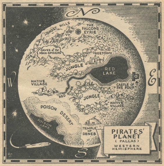 Pirates' Planet from CAPTAIN FUTURE, Winter 1942