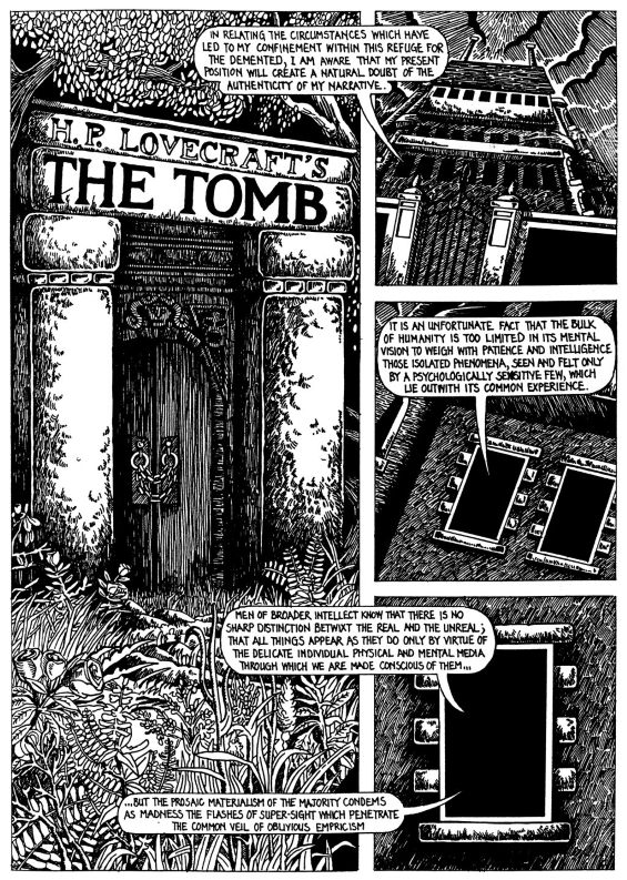 H.P. Lovecraft's THE TOMB adapted for Strange Aeons, issue 2