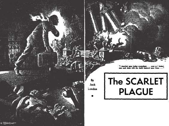 The Scarlet Plague by Jack London - Famous Fantastic Mysteries