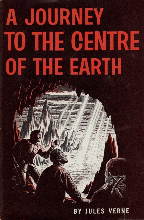 A Journey To The Center Of The Earth illustration by Virgil Finlay