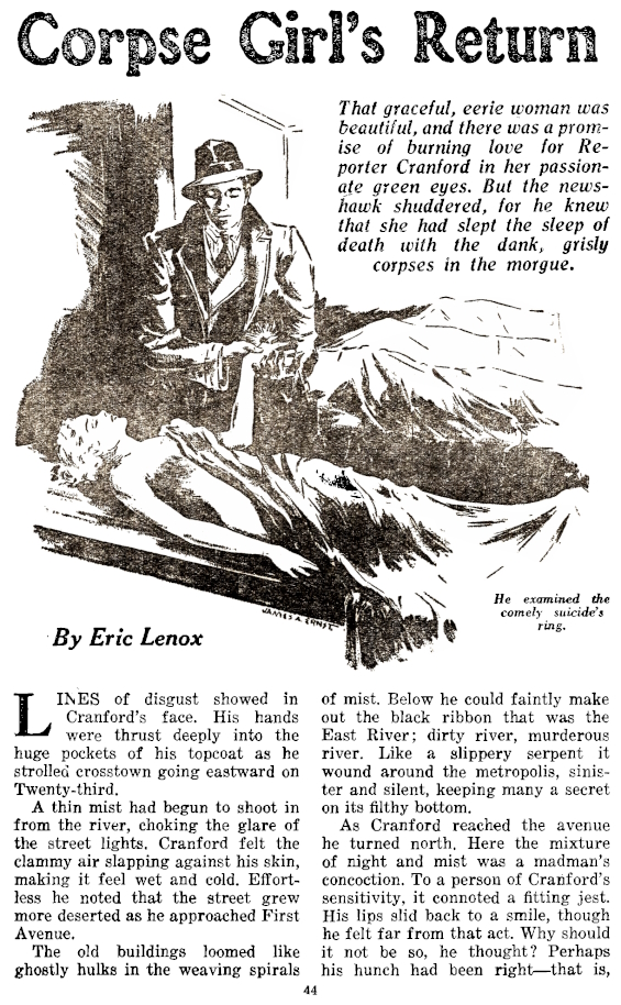 Corpse Girl's Return by Eric Lennox