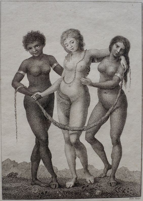 Europe Supported By Africa And America by William Blake