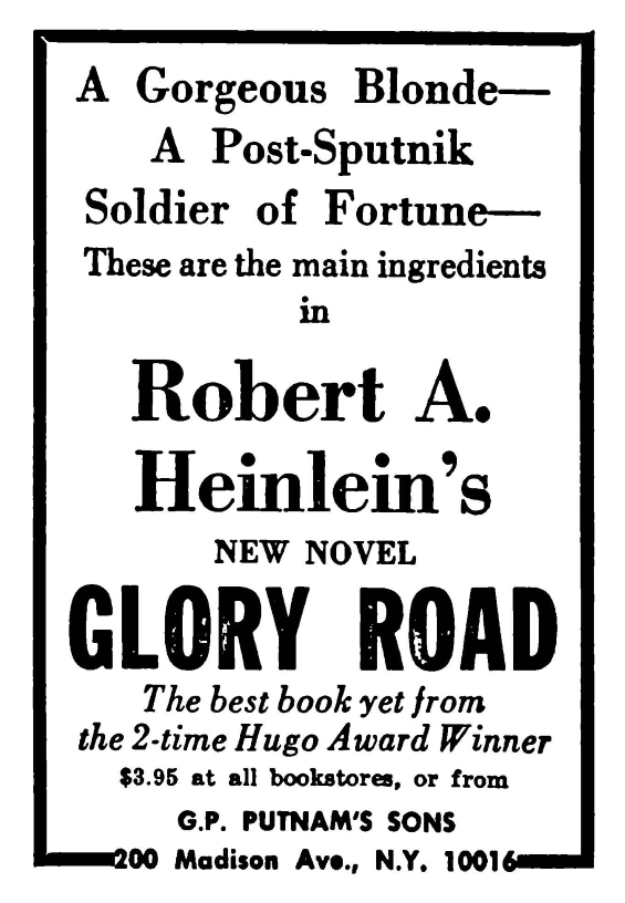 Glory Road by Robert A. Heinlein AD