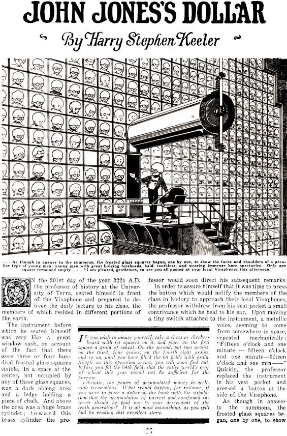 John Jones' Dollar by Harry Stephen Keeler - Amazing