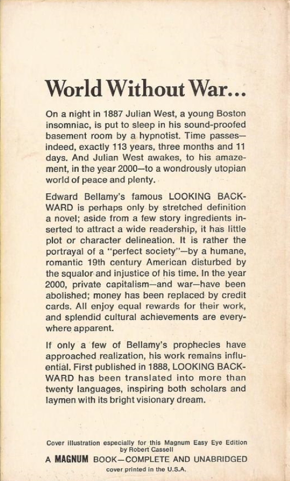 Looking Backward by Edward Bellamy