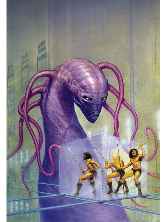 OF MEN AND MONSTERS by William Tenn - illustration by Rolf Mohr (1989)