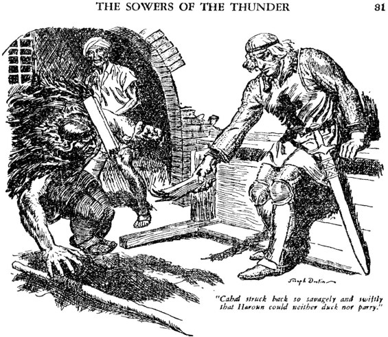 Oriental Stories - The Sowers Of The Thunder by Robert E. Howard