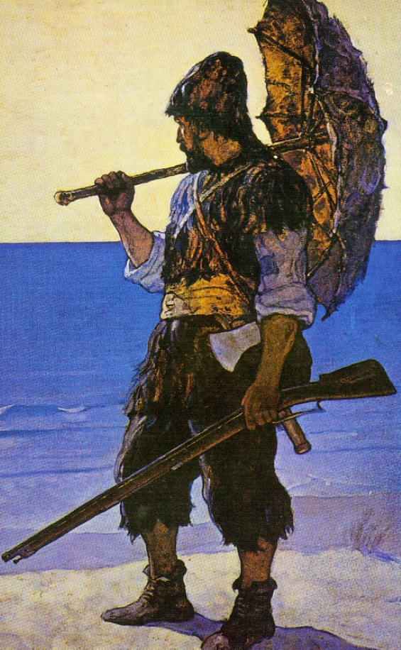 Robinson Crusoe - illustrated by N.C. Wyeth (1920)