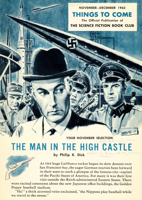 SCIENCE FICTION BOOK CLUB, 1962 - The Man In The High Castle by Philip K. Dick