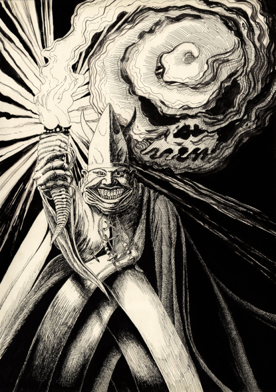 The Black Abbot Of Puthuum art by Sergiy Krykun