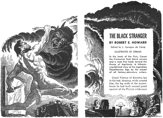 The Black Stranger - art by Orban