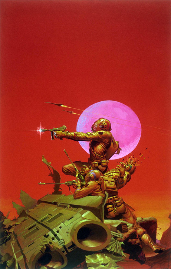 The Cosmic Computer - art by Michael Whelan