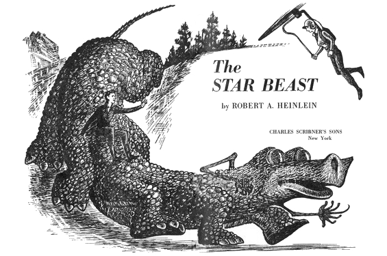 The Star Beast by Robert A. Heinlein - Clifford Geary frontispiece