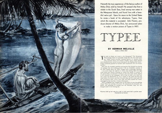 Typee by Herman Melville - from Cavalier, November 1956