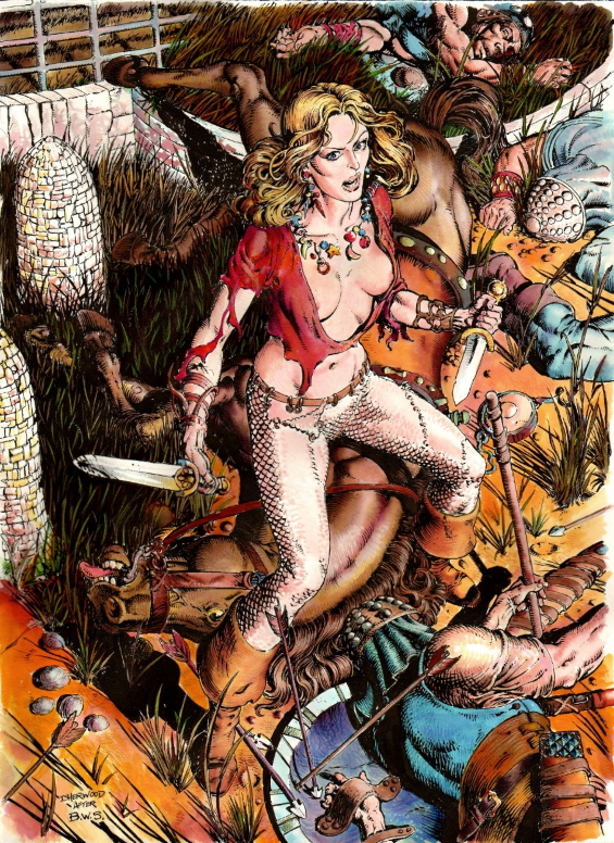Valeria by Geoffrey Isherwood (in the style of Barry Windsor Smith)