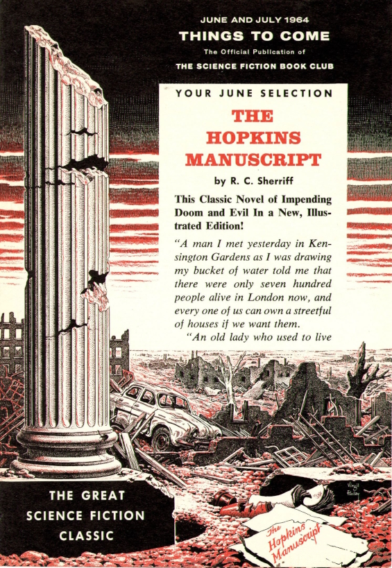 Virgil Finlay, 1964 - R.C. Sherriff's The Hopkins Manuscript