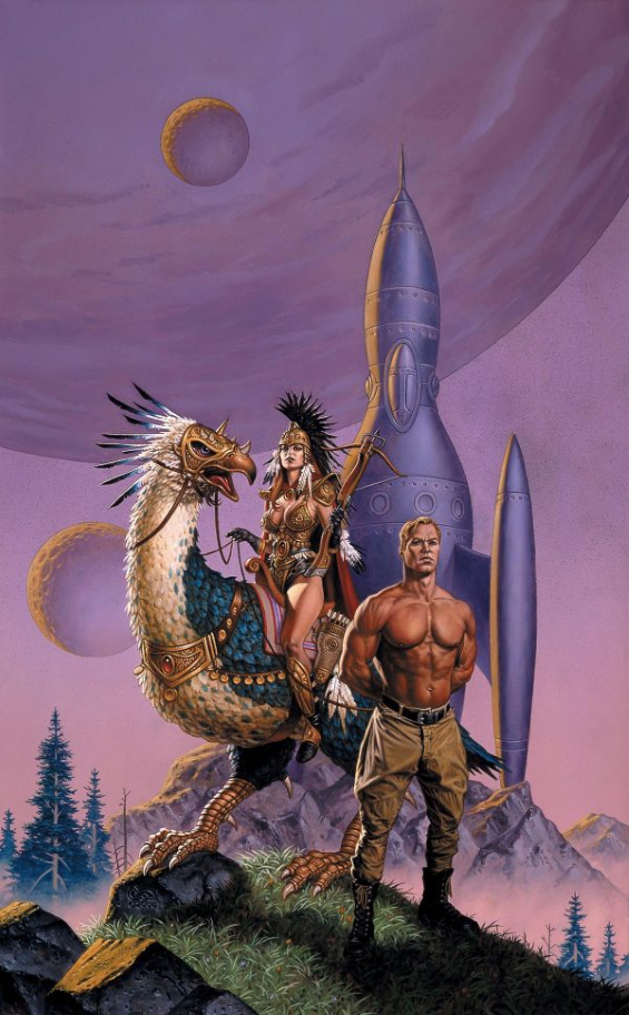 Virgin Planet - cover by Clyde Caldwell