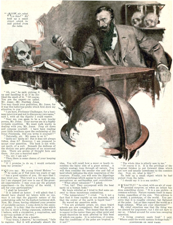 When The World Screamed by Arthur Conan Doyle - Liberty 1928