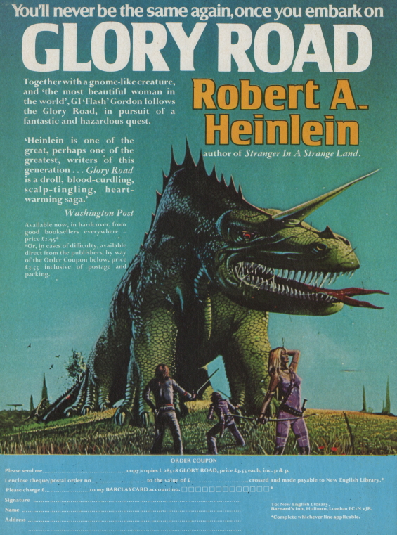 You Wont Be The Same - GLORY ROAD by Robert A. Heinlein